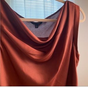 Silky and Satin feel Cowl Neck Top